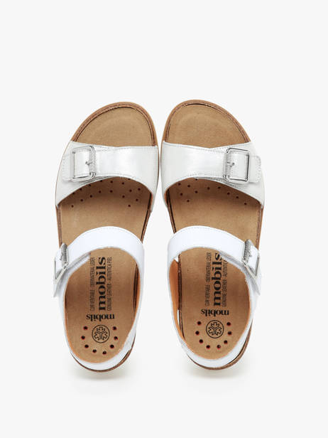 Sandales En Cuir Mephisto Blanc accessoires P5144812 vue secondaire 3