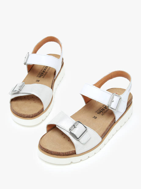 Sandales En Cuir Mephisto Blanc accessoires P5144812 vue secondaire 4