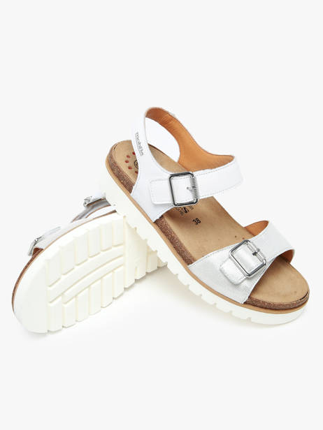 Sandales En Cuir Mephisto Blanc accessoires P5144812 vue secondaire 5