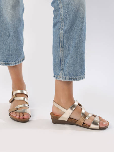 Sandales En Cuir Xapatan Argent accessoires 2164 vue secondaire 2