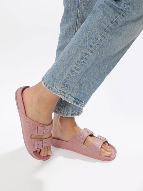 Claquettes Carioca Cacatoes Rose accessoires CARIOCA vue secondaire 2