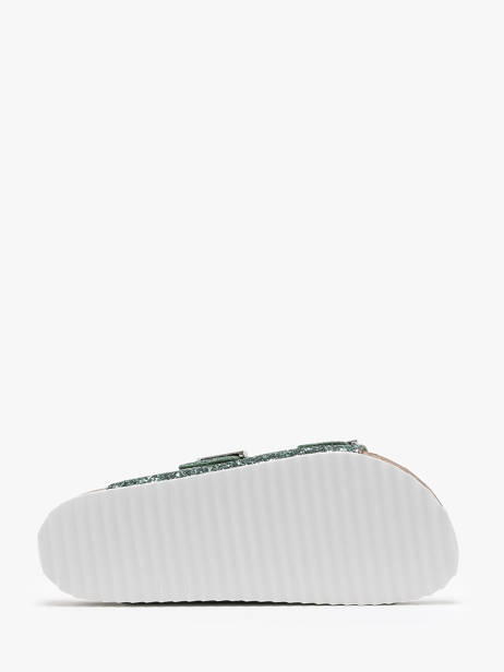 Mules Colors of california Vert accessoires HCBIO035 vue secondaire 4
