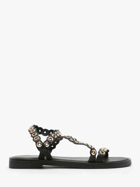 Sandales En Cuir Les tropeziennes Noir accessoires OBALINA