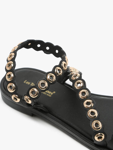 Sandales En Cuir Les tropeziennes Noir accessoires OBALINA vue secondaire 1