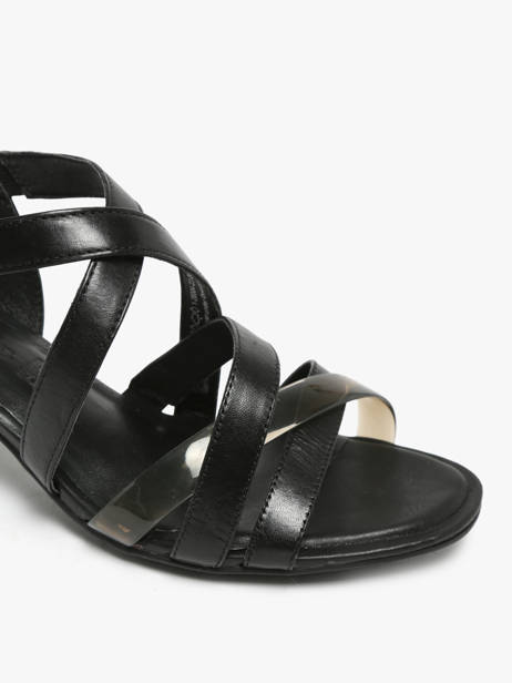 Sandales à Talon En Cuir Tamaris Noir accessoires 42 vue secondaire 1