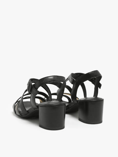 Sandales à Talon En Cuir Tamaris Noir accessoires 42 vue secondaire 3