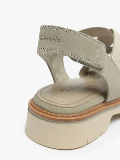 Sandales En Cuir Tamaris Vert accessoires 42 vue secondaire 1