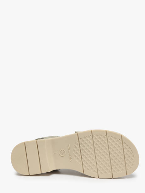 Sandales En Cuir Tamaris Vert accessoires 42 vue secondaire 4