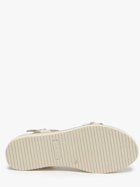 Sandales En Cuir Tamaris Beige accessoires 42 vue secondaire 4