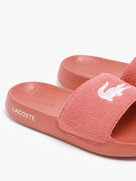 Claquettes Lacoste Orange accessoires 7CFA0017 vue secondaire 2