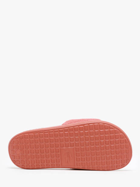 Claquettes Lacoste Orange accessoires 7CFA0017 vue secondaire 3