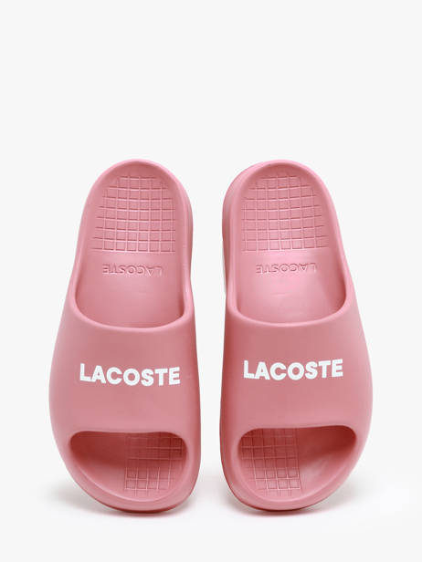 Claquettes Lacoste Rose accessoires 7CFA0020