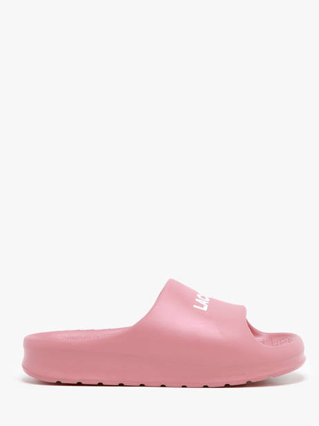 Claquettes Lacoste Rose accessoires 7CFA0020 vue secondaire 1