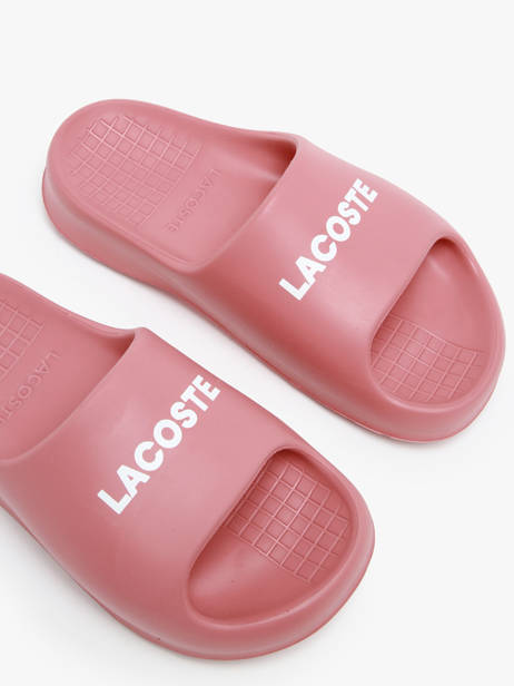 Claquettes Lacoste Rose accessoires 7CFA0020 vue secondaire 2