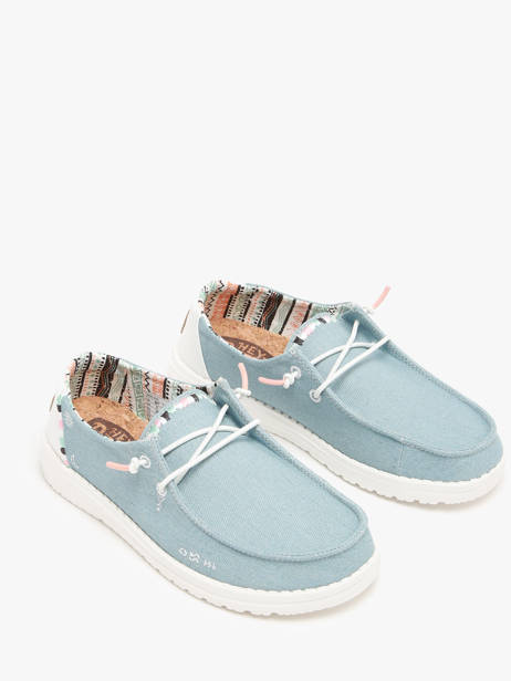 Mocassins Hey dude Bleu accessoires 40054 vue secondaire 1