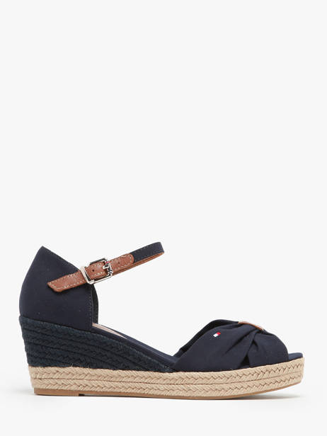 Sandales Semelle Compensée Tommy hilfiger Bleu accessoires 4785DW6