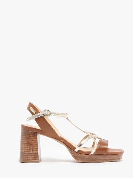 Sandales à Talon En Cuir Les tropeziennes Marron accessoires LIMONA