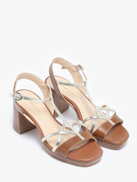 Sandales à Talon En Cuir Les tropeziennes Marron accessoires LIMONA vue secondaire 1