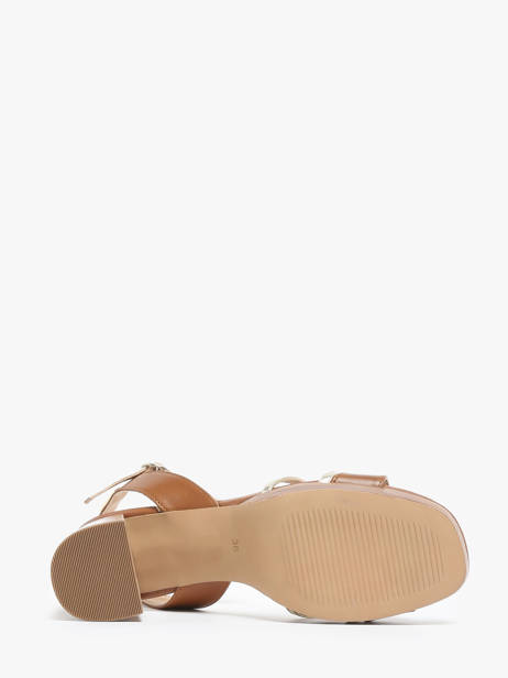 Sandales à Talon En Cuir Les tropeziennes Marron accessoires LIMONA vue secondaire 4
