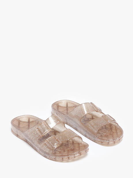 Claquettes Anjo Glitter Cacatoes Beige accessoires ANJOGLIT vue secondaire 1