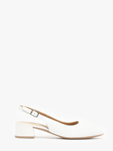 Escarpins Avec Brides En Cuir Tamaris Blanc accessoires 42