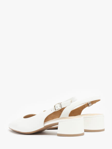 Escarpins Avec Brides En Cuir Tamaris Blanc accessoires 42 vue secondaire 2