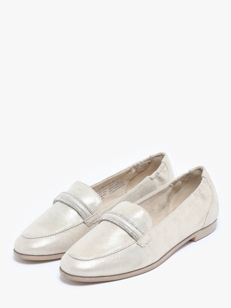 Mocassins En Cuir Tamaris Blanc accessoires 42 vue secondaire 1