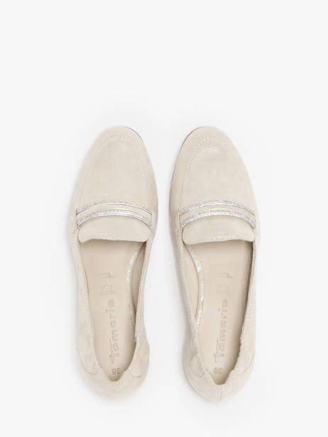 Mocassins En Cuir Tamaris Blanc accessoires 42 vue secondaire 3