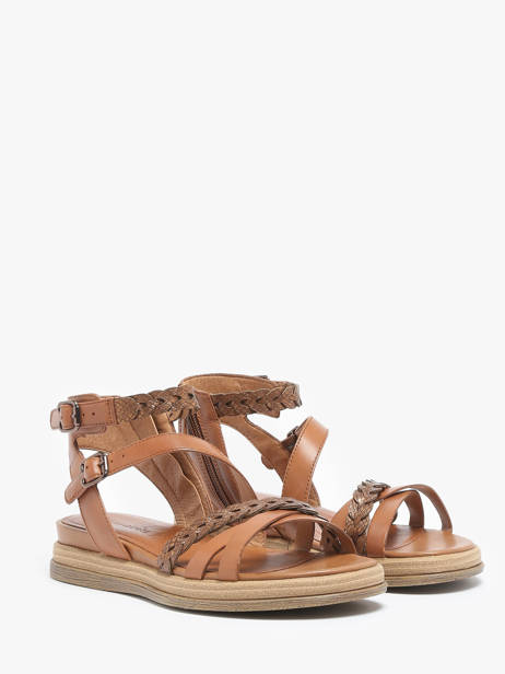Sandales En Cuir Tamaris Marron accessoires 42 vue secondaire 1