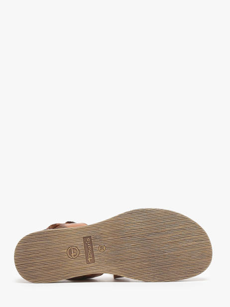 Sandales En Cuir Tamaris Marron accessoires 42 vue secondaire 4