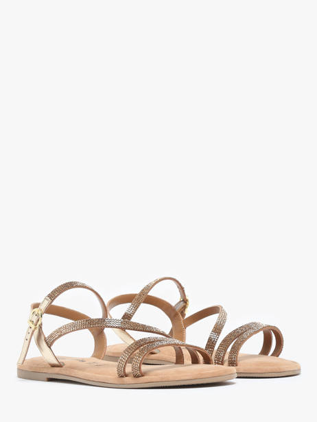 Sandales En Cuir Tamaris Or accessoires 42 vue secondaire 1