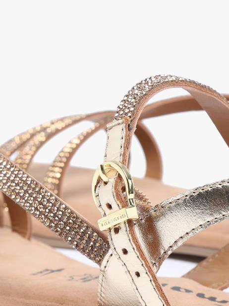 Sandales En Cuir Tamaris Or accessoires 42 vue secondaire 2