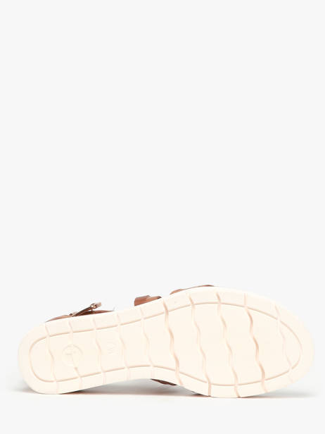 Sandales En Cuir Tamaris Marron accessoires 42 vue secondaire 3