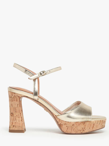 Sandales En Cuir Tamaris Or accessoires 42