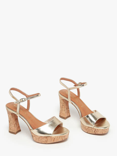 Sandales En Cuir Tamaris Or accessoires 42 vue secondaire 1