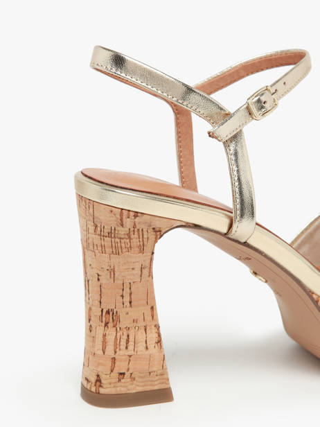 Sandales En Cuir Tamaris Or accessoires 42 vue secondaire 2