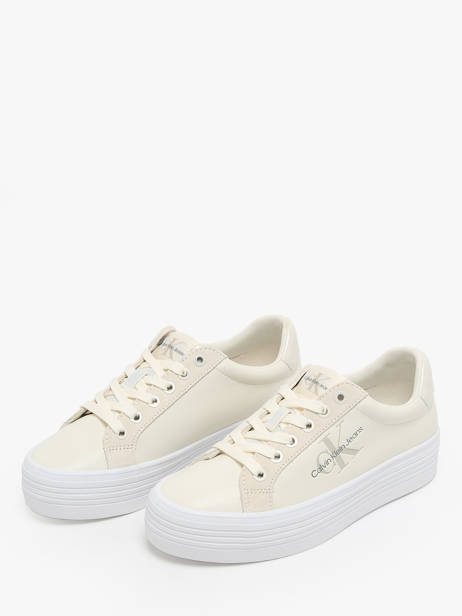 Sneakers Calvin klein jeans Beige accessoires 14920GI vue secondaire 2