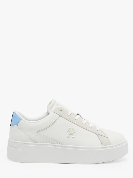 Sneakers En Cuir Tommy hilfiger Blanc accessoires 82100F6