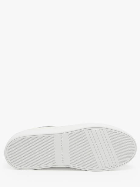 Sneakers En Cuir Tommy hilfiger Blanc accessoires 82100F6 vue secondaire 4