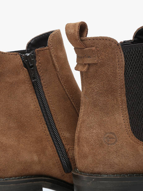 Bottines En Cuir Tamaris Marron accessoires 43 vue secondaire 3
