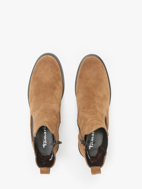 Bottines En Cuir Tamaris Marron accessoires 43 vue secondaire 4