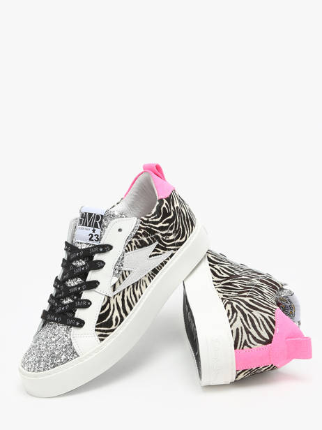 Sneakers Viken En Cuir Semerdjian Multicolore accessoires VIKEN705 vue secondaire 3