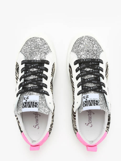 Sneakers Viken En Cuir Semerdjian Multicolore accessoires VIKEN705 vue secondaire 4