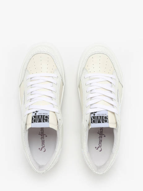 Sneakers Noubar En Cuir Semerdjian Blanc accessoires NOUBA125 vue secondaire 4