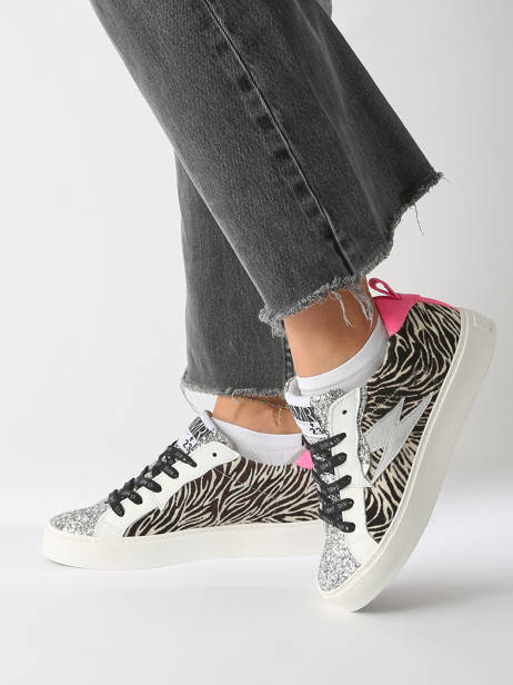 Sneakers Viken En Cuir Semerdjian Multicolore accessoires VIKEN705 vue secondaire 1