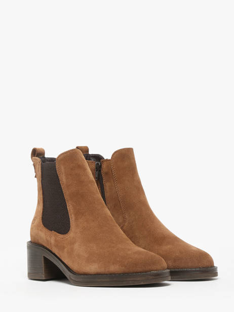Bottines En Cuir Tamaris Marron accessoires 43 vue secondaire 2