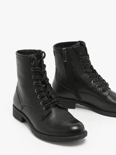 Bottines En Cuir Tamaris Noir accessoires 41 vue secondaire 2
