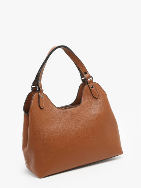 Sac à Main Caviar Cuir Milano Orange caviar CA24067 vue secondaire 2