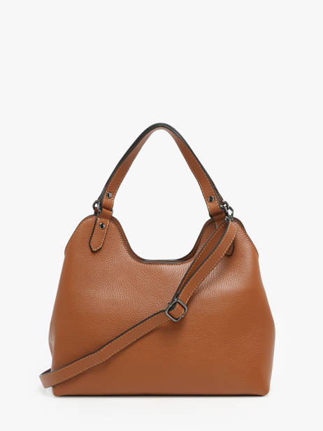 Sac à Main Caviar Cuir Milano Orange caviar CA24067 vue secondaire 4