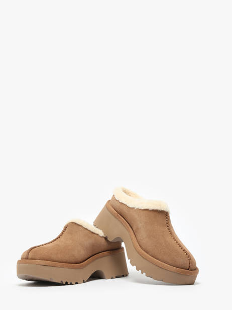 Boots New Height Cozy En Cuir Ugg Beige accessoires 1162510 vue secondaire 3